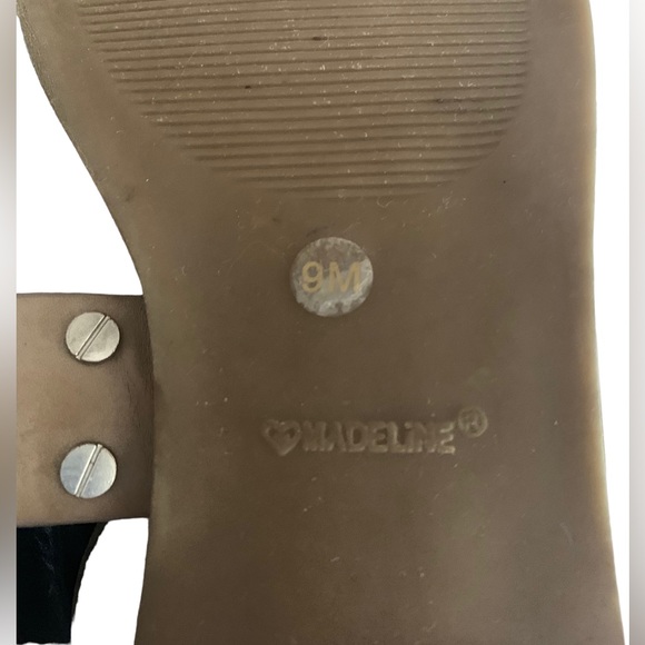 MADELINE Taupe Tan & White Silver Design Hardware Strappy Women’s Sandals Shoes - Picture 11 of 11